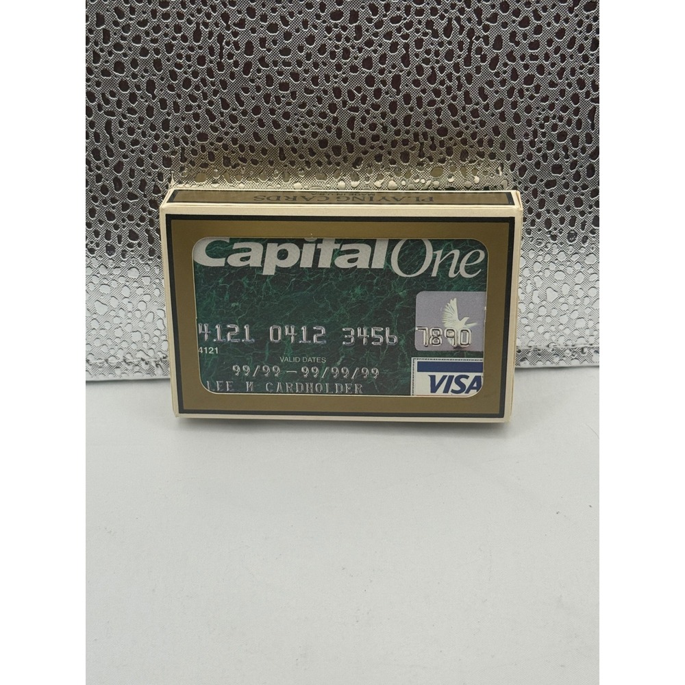 Capital‎ One Visa Cardholder Deck of Playing Cards Vintage Collectible